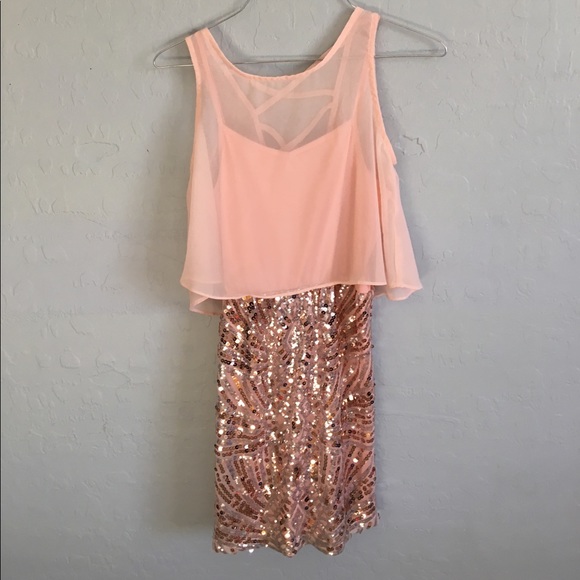 Once worn Tween Diva brand sequin dress sz S - Picture 1 of 6